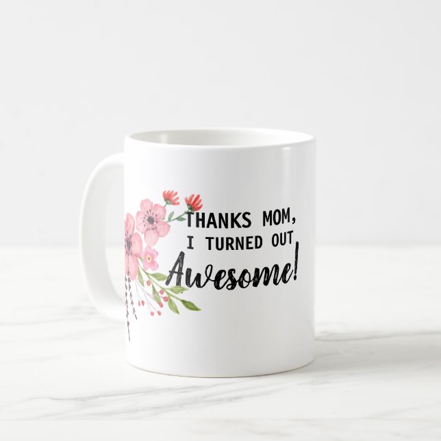 Caneca De Café Eu me tornei incrível (Frente Esquerda)