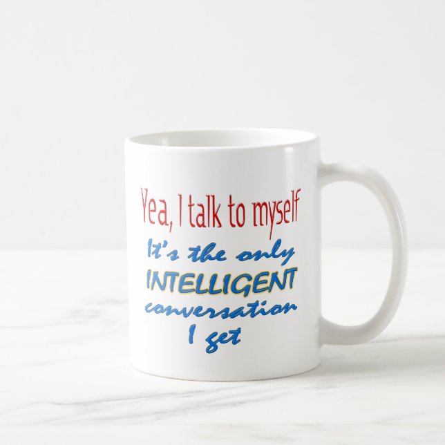 Caneca De Café Eu mim mesmofalo- (Direita)
