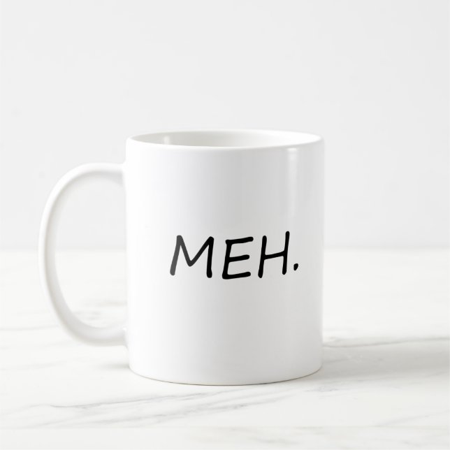 Caneca De Café Eu... - Minimalista (Esquerda)