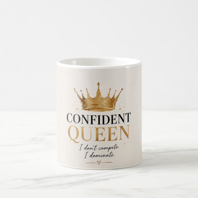 Caneca De Café Eu Não Compito Eu Domino  Empoderamento Feminino  (Centro)