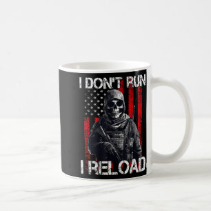 Caneca De Café Eu Não Corro Eu Recarrego, Bandeira Dos EUA Para U
