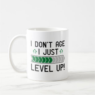Caneca De Café Eu não envelheci Eu apenas me nivelo