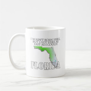 Caneca De Café Eu não era aqui… Florida nascido
