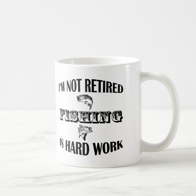 Caneca De Café Eu não estou aposentado (Direita)