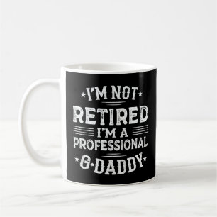 Caneca De Café Eu não estou aposentado, sou profissional vovô Pai