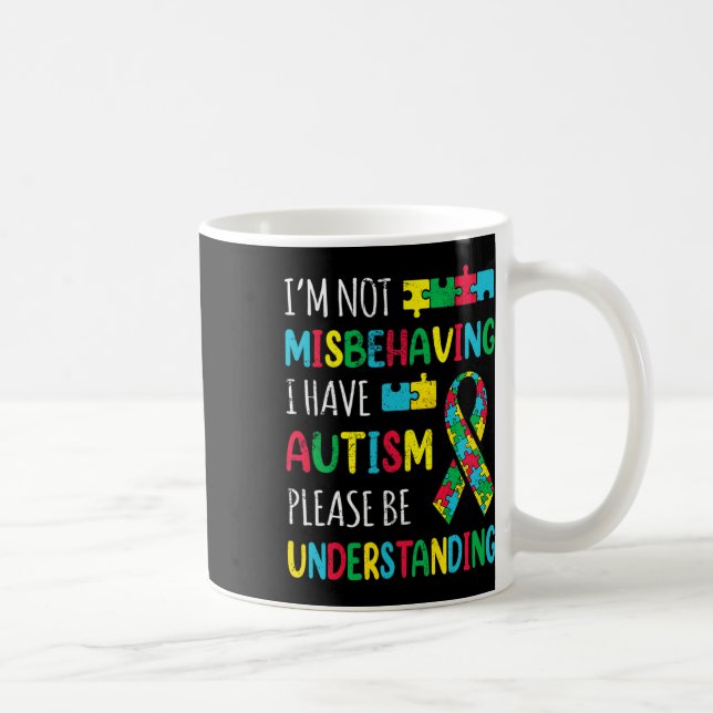 Caneca De Café Eu Não Estou Mal Comportando Eu Tenho Fita De Cons (Direita)