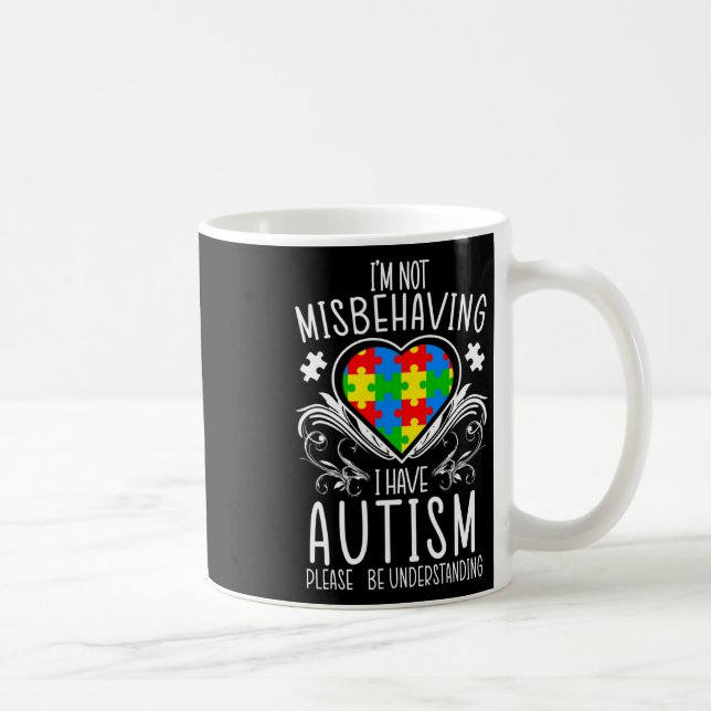 Caneca De Café Eu não estou me comportando mal Eu tenho apoio par (Direita)