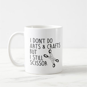 Caneca De Café Eu não faço artes e artesanatos, mas eu sou teso
