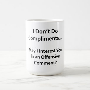 Caneca De Café Eu não faço cumprimentos