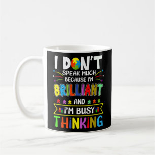 Caneca De Café Eu Não Falo Muito Brilhante Autismo Autismo Boys G