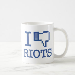 CANECA DE CAFÉ EU NÃO GOSTO DE TUMULTOS