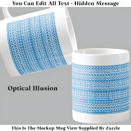 Caneca De Café Eu não me sinto muito mal escondido Mensagem 124WB