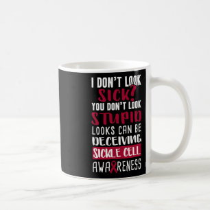 Caneca De Café Eu não pareço doente, você não parece uma Célula D