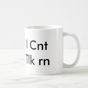 Caneca De Café Eu não posso falar agora