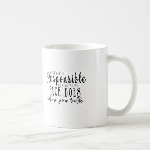 Caneca De Café Eu não posso ser guardarado responsável para o q