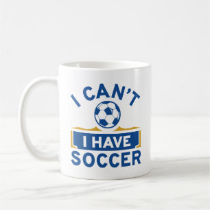 Caneca De Café Eu não posso ter futebol