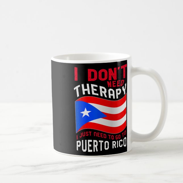 Caneca De Café Eu Não Preciso de Terapia Eu Só Preciso Ir Para Po (Direita)