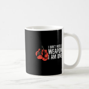 Caneca De Café Eu não preciso de uma arma Eu sou um Boxer Boxing