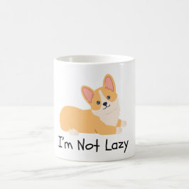 Caneca De Café Eu não sou memes preguiçosos de cachorro