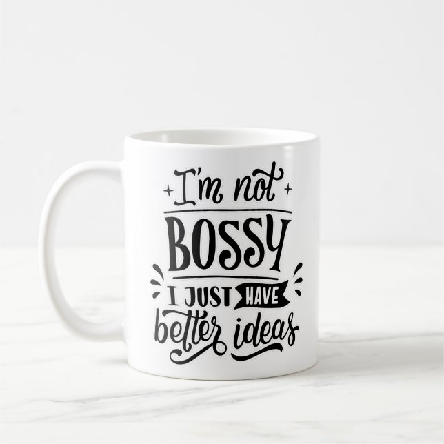 Caneca De Café Eu não sou o Bossy (Esquerda)