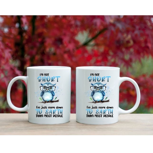 Caneca De Café "Eu não sou pequeno" (Criador carregado)