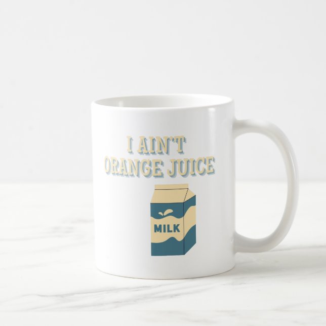 Caneca De Café Eu não sou suco laranja (Direita)