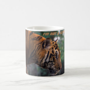 Caneca De Café Eu não sou um gatinho. Arma - o tigre