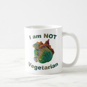 Caneca De Café Eu Não Sou Uma Mug De Café Vegetariana