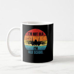 Caneca De Café Eu não sou velha, sou antiga escola F-14 Tomcat Ai