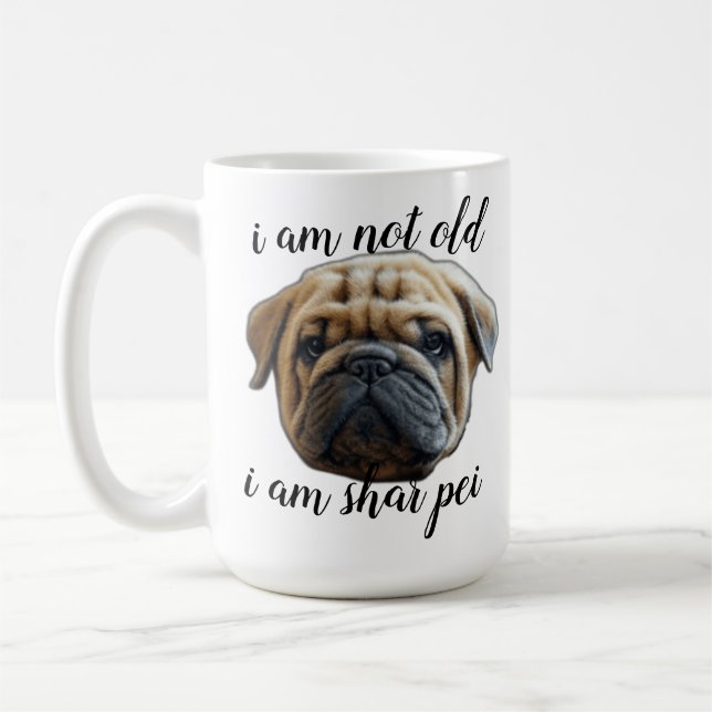 CANECA DE CAFÉ EU NÃO SOU VELHO (Esquerda)