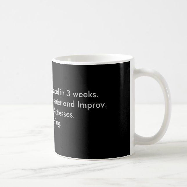 Caneca De Café Eu não temo nada (Direita)