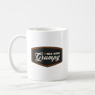 Caneca De Café Eu Nasci Mal-Humorado
