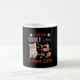 Caneca De Café Eu Nunca Me Inclino Sozinho Eu Tenho Gatos De Quil