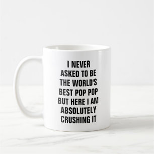 Caneca De Café Eu nunca pedi para ser pop mas ele do pop dos