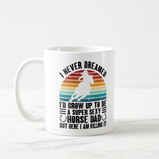 Caneca De Café Eu Nunca Sonhei Que Cresceria Para Ser Pai De Cava (Esquerda)