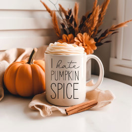 Caneca De Café Eu Odeio Pumpkin Spice Engraçado Fall Season Mug