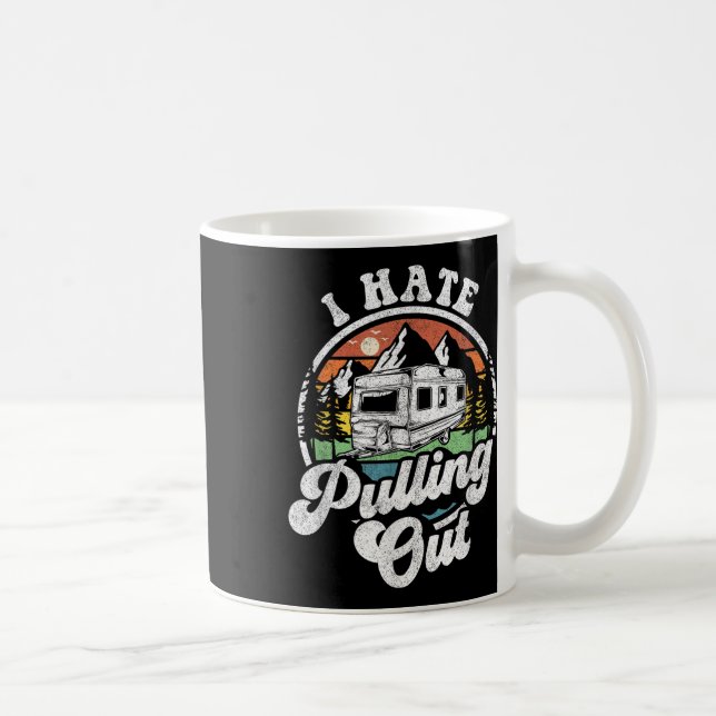 Caneca De Café Eu Odeio Puxar Reboque de Camping Divertido Camper (Direita)