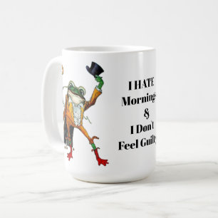 Caneca De Café Eu Odeio Sapo das Manhãs