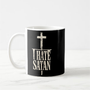 Caneca De Café Eu Odeio Satanás
