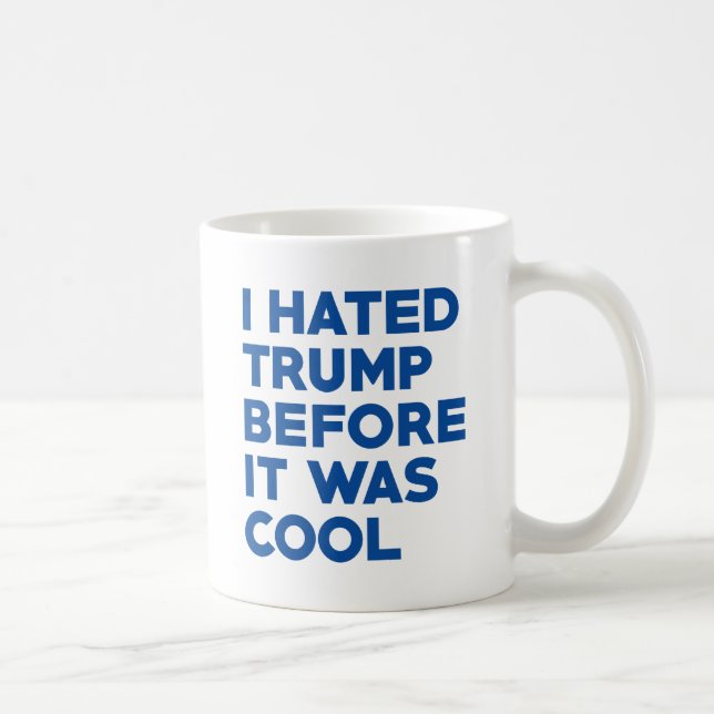 Caneca De Café Eu Odiava Trump (Direita)