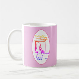 Caneca De Café Eu olharei expectante - Micah7: 7 caneca, direito