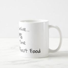 Caneca De Café Eu Pareço Pensativo Citação Divertida de Amante de