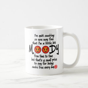 Caneca De Café   Eu parei de fumar presente