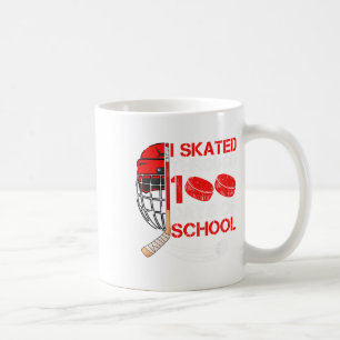 Caneca De Café Eu Passei De Patins Por 100 Dias De Escola Fã De H