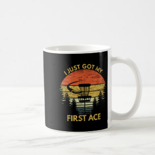 Caneca De Café Eu Peguei Meu Primeiro Disco Motivacional De Golf