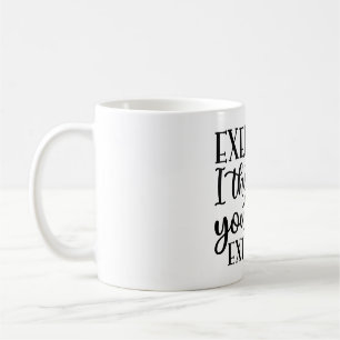 Caneca De Café Eu Pensei Que Você Disse Fries Extra - Uma Engraça