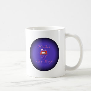 Caneca De Café Eu penso fora da caixa.
