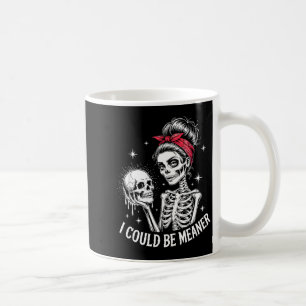Caneca De Café Eu Poderia Ser Mais Má Fêmeas Engraçadas Dizendo C