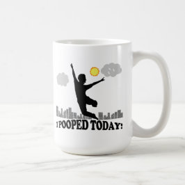 Caneca De Café Eu Pooptei Hoje