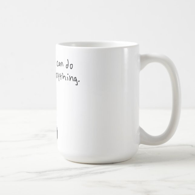 Caneca De Café Eu posso fazer qualquer coisa (Direita)